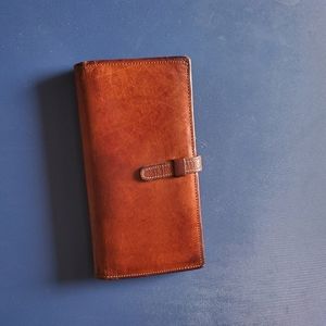 Vintage Coach wallet, cognac, slim